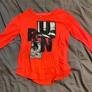 Xersion RUN Girls Long Sleeve Dark Pink LG 14